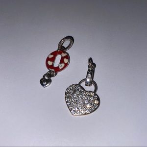 2 Charms for Necklace, Bracelet, Etc.